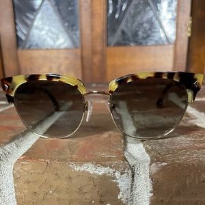 Prada Sunglasses, club master style, tortoise.